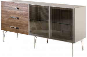 Комод для гостиной Богемия Вуд (Bogemia Wood) БМКМ-4(Wo)[5]